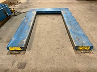 2006 duivestein rp2 automatische vacuümheffer v.v. vacuümkussen 120x12cm, lengte meetsysteem, heftafel 1.000kg - afbeelding 12 van  13