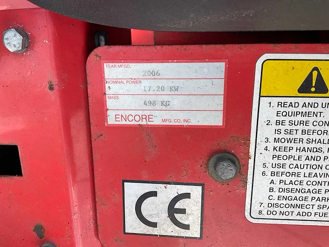 2006 encore x-treme 52 zx zitmaaier - afbeelding 7 van  17