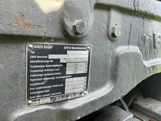 2006 fendt 818 vierwielaangedreven landbouwtractor - afbeelding 44 van  49