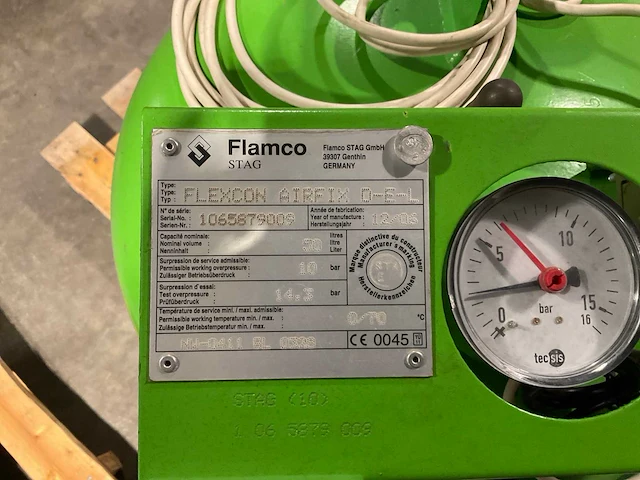 2006 flamco flexcon airfix d-e-l expansievat tapwater - afbeelding 3 van  3