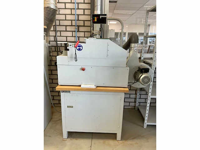 2006 flexam bandschuurmachine 180mm v.v. afzuiging en pneumatische afzuigklep - afbeelding 4 van  11