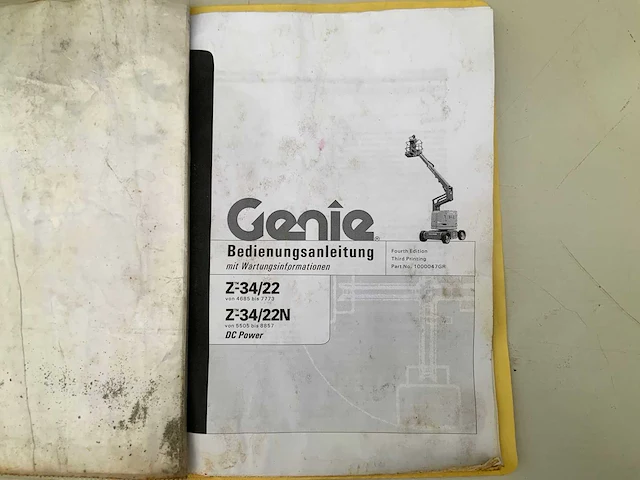 2006 genie z-34/22n hoogwerker - afbeelding 29 van  35