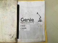 2006 genie z-34/22n hoogwerker - afbeelding 29 van  35