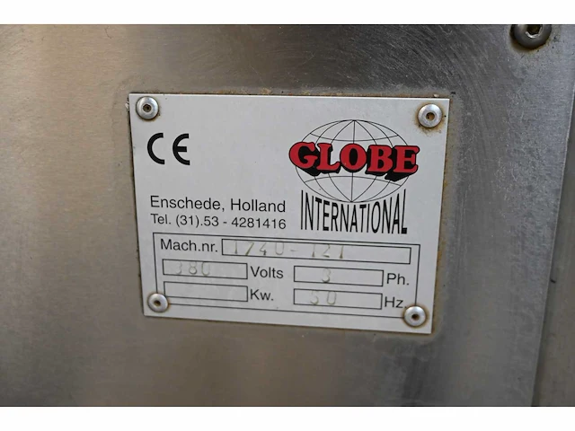 2006 globe 1740-121 rvs bollenkast met beko logic touchscreen besturingssysteem - afbeelding 17 van  18