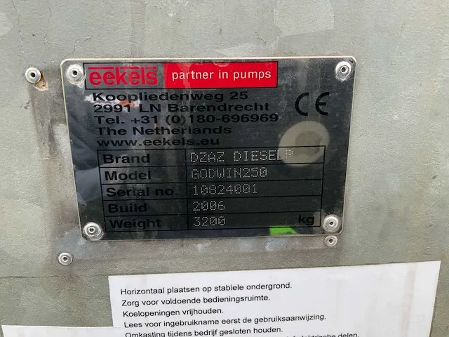 2006 godwin pumps cd250m waterpomp - afbeelding 3 van  12