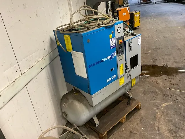 2006 grassair sfx700 schroefcompressor met luchtdroger - afbeelding 7 van  10