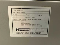 2006 hammer a3 41/05 vlakvandiktebank met langgatboor - afbeelding 8 van  16