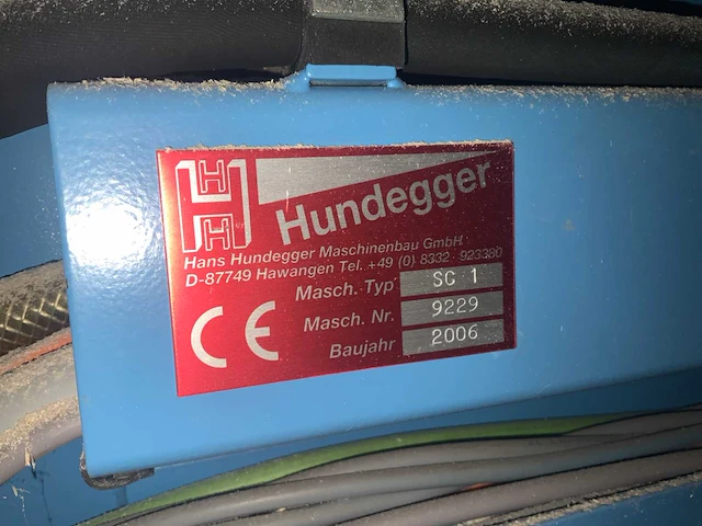 2006 hundegger speedcut sc1 hout bewerkingscentrum - afbeelding 33 van  33