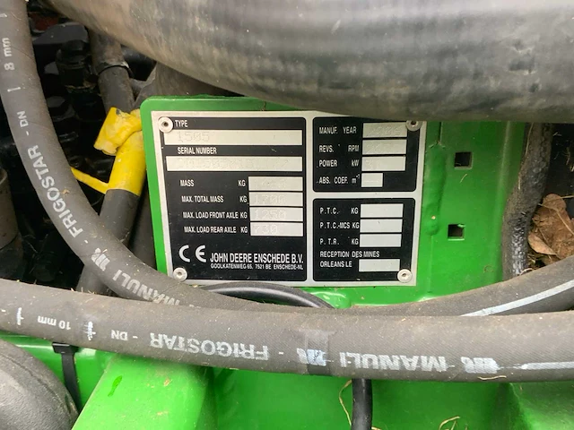 2006 john deere 1505 zitmaaier - afbeelding 15 van  25