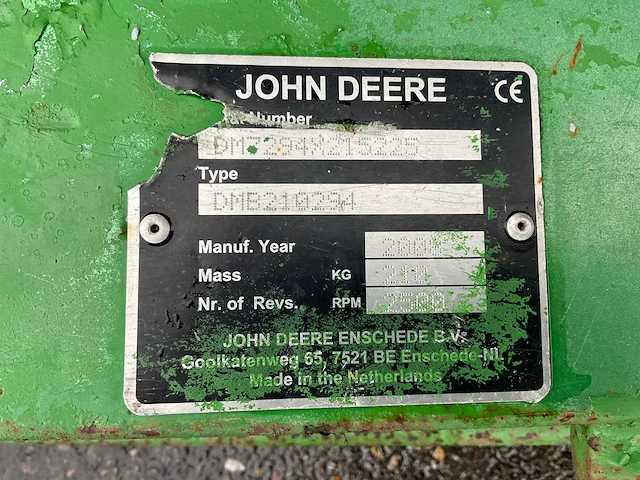 2006 john deere 1565 maaimachine - afbeelding 20 van  20