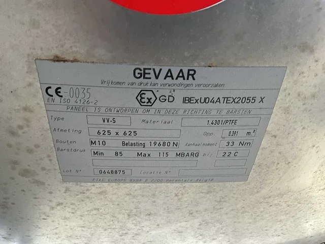 2006 jongejans dbf193 filter uitlaat unit - afbeelding 2 van  11