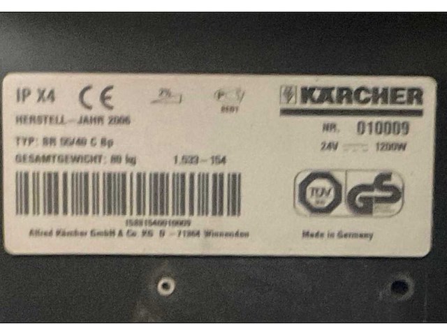 2006 karcher br55/40 c schrobmachine / zuigmachine - afbeelding 5 van  13