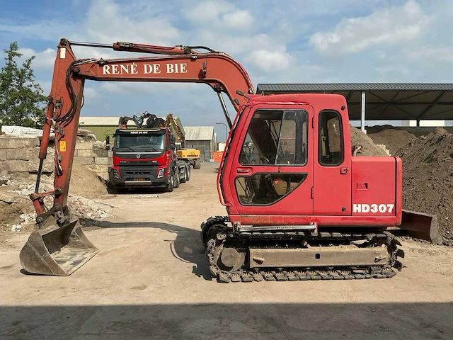 2006 kato hd307 rupsgraafmachine - afbeelding 23 van  47
