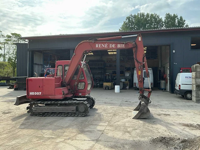 2006 kato hd307 rupsgraafmachine - afbeelding 46 van  47