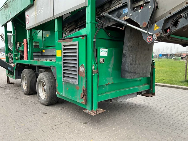 2006 komptech multistar l3 mobiele 3-fractie sterrenzeefinstallatie - afbeelding 37 van  37