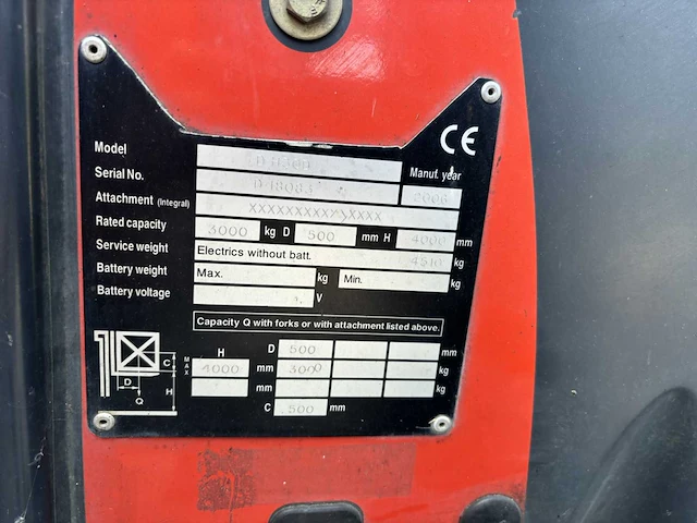 2006 linde h30d vorkheftruck - afbeelding 3 van  11