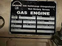 2006 man gas engine e2842 e312 stroomgenerator (300kva) - afbeelding 4 van  13