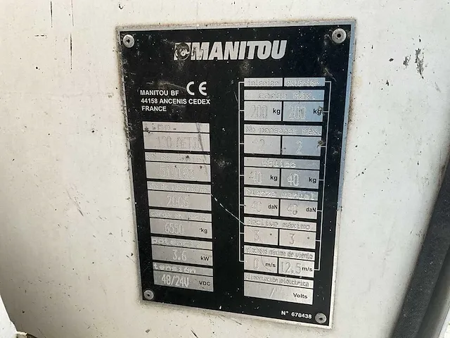 2006 manitou 120 aetjc hoogwerker - afbeelding 6 van  14