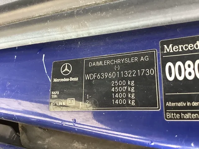 2006 mercedes-benz 109 cdi 320 amigo bedrijfswagen - afbeelding 10 van  18