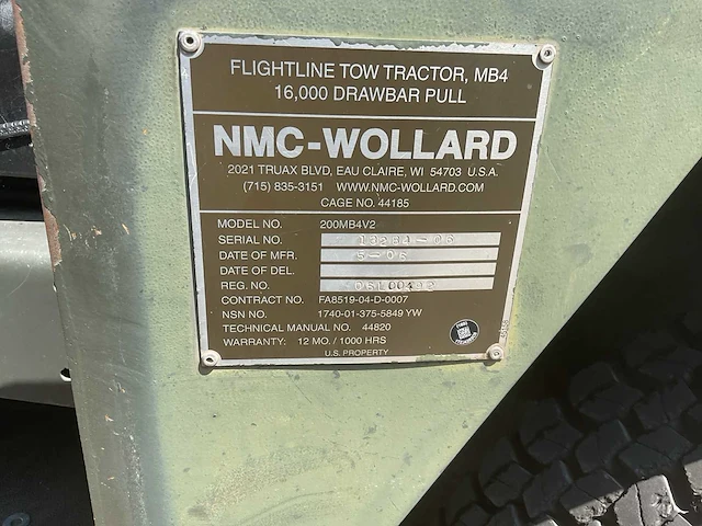 2006 nmc-wollard 200mb4v2 vliegtuigsleper - afbeelding 2 van  10