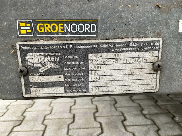 2006 peters ppt aanhangwagen - afbeelding 3 van  11