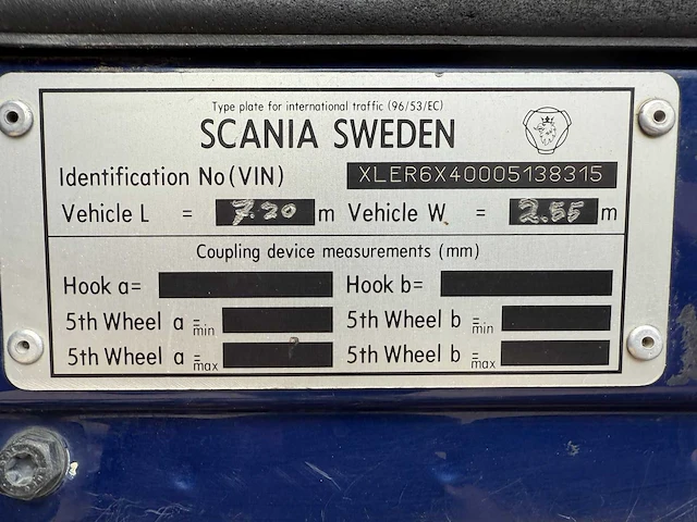2006 scania r580 6x4 vrachtwagen - afbeelding 27 van  33