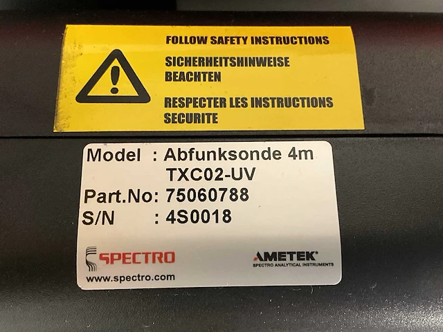 2006 spectro spectrotest txc02 spectrometer metaalanalyse analytische apparaat - afbeelding 17 van  25