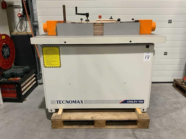 2006 tecnomax unilev-150 vierzijdige kantenschuurmachine - afbeelding 1 van  12