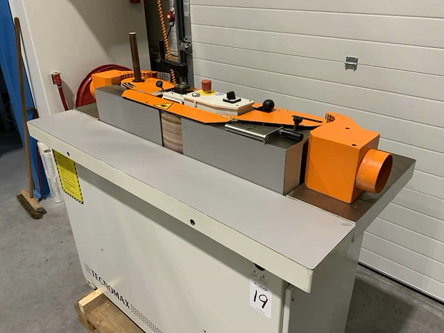2006 tecnomax unilev-150 vierzijdige kantenschuurmachine - afbeelding 7 van  12