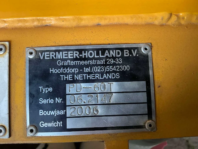 2006 vermeer pd-60t palen persunit - afbeelding 19 van  26