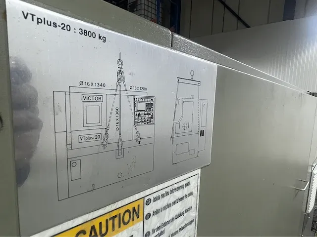 2006 victor vtplus-20 cnc draaibank - afbeelding 16 van  19