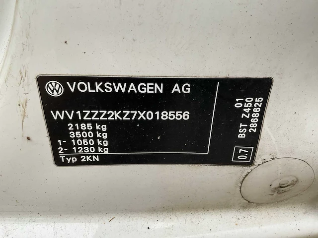 2006 volkswagen caddy sdi bedrijfswagen - afbeelding 13 van  26
