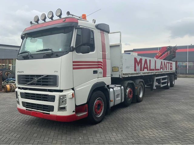2006 volvo fh 400 6x2 vrachtwagen met atm oplegger hiab 377-7 - afbeelding 2 van  65