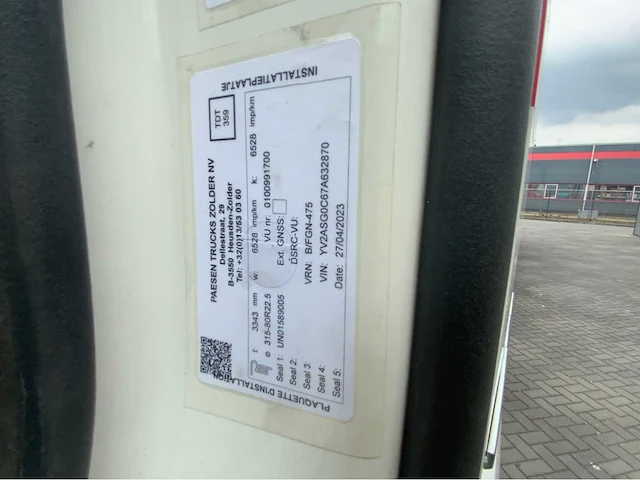 2006 volvo fh 400 6x2 vrachtwagen met atm oplegger hiab 377-7 - afbeelding 60 van  65