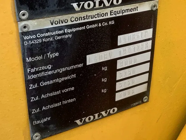 2006 volvo l40b shovel - afbeelding 46 van  50