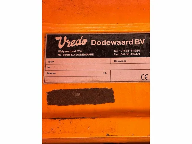 2006 vredo track vt3936zbv zelfrijdende mestverspreider - afbeelding 28 van  29