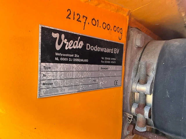 2006 vredo vt2516 zelfrijdende mesttank - afbeelding 46 van  50