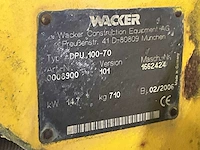 2006 wacker dpu 100-70 trilplaat - afbeelding 4 van  12