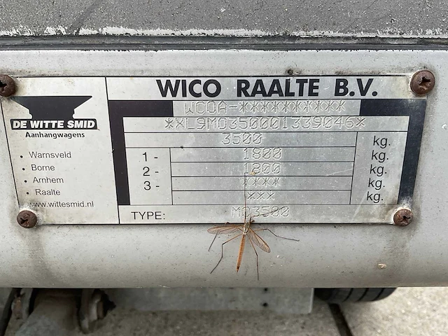 2006 wico mo3500 paardentrailer - afbeelding 2 van  20
