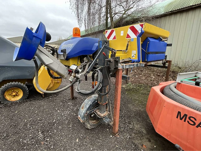 2007 aebi schmidt nido stratos b06l-18 wcln280 opzet pekel / zout strooier - afbeelding 1 van  14