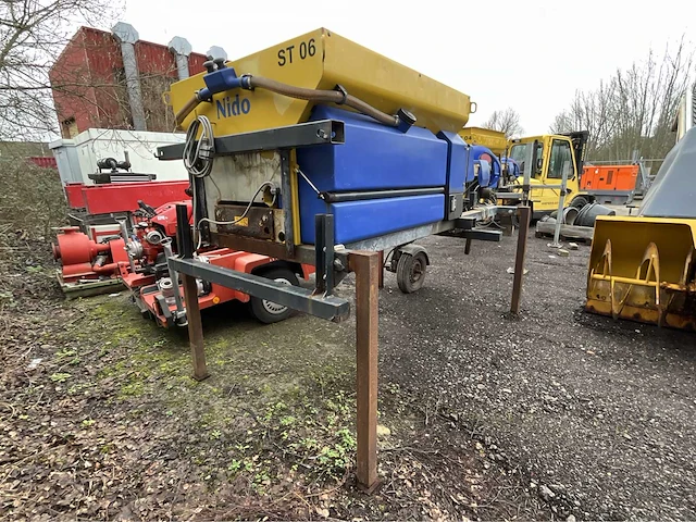 2007 aebi schmidt nido stratos b06l-18 wcln280 opzet pekel / zout strooier - afbeelding 11 van  14