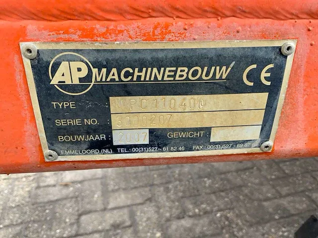 2007 ap mpc110400 beregeningshaspel - afbeelding 33 van  39