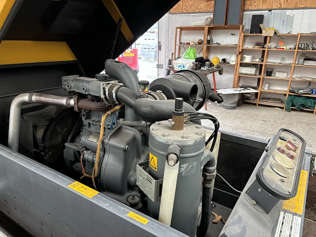 2007 atlas copco xas-47 02663-2 compressor op aanhanger - afbeelding 3 van  15