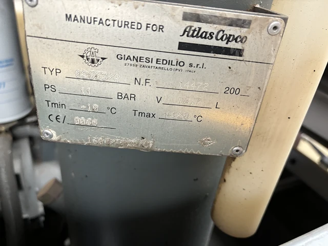 2007 atlas copco xas-47 02663-2 compressor op aanhanger - afbeelding 4 van  15
