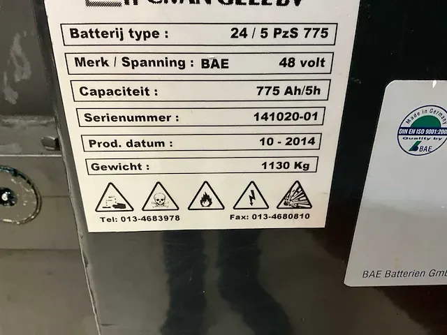2007 atlet uns200dtfvre630 reach truck - afbeelding 4 van  14