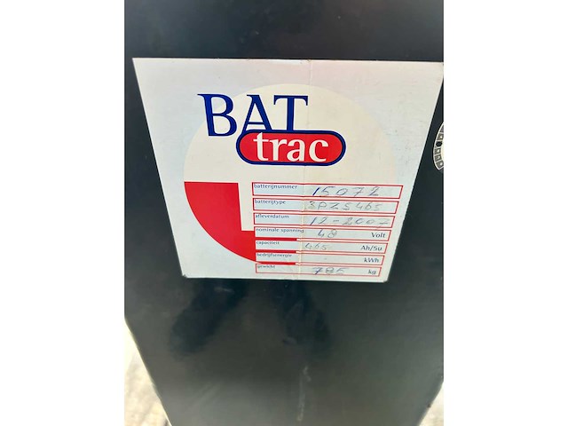 2007 bat trac accupakket 48v - afbeelding 5 van  7