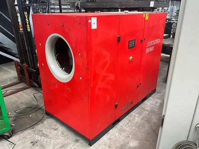 2007 berko br80 10 air schroefcompressor - afbeelding 1 van  7