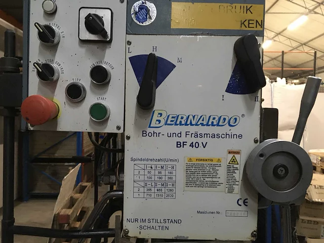 2007 bernardo boor- en freesmachine - afbeelding 6 van  9