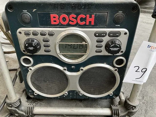 2007 bosch gml 24v-cd bouwradio - afbeelding 2 van  8