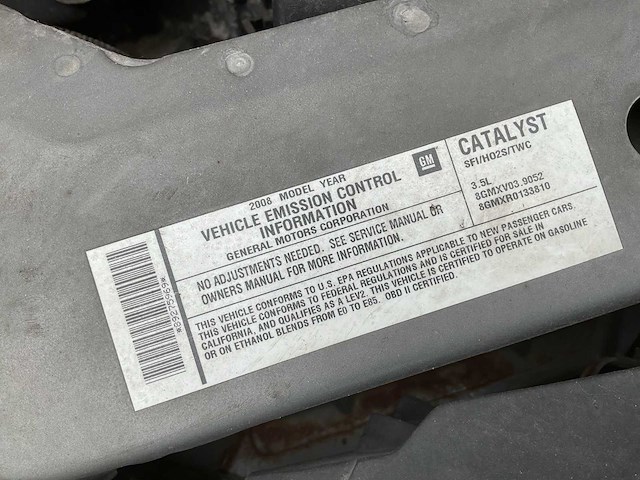 2007 chevrolet sedan impala ls flexfuel personenauto - afbeelding 17 van  19